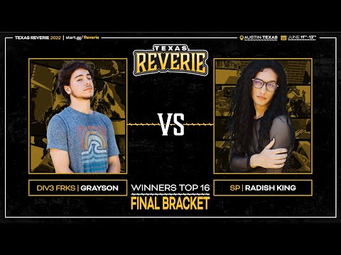 Texas Reverie: DIV3 | FRKS | Grayson (R.O.B.)  vs SP | Radish King (Luigi) Winners Quarters