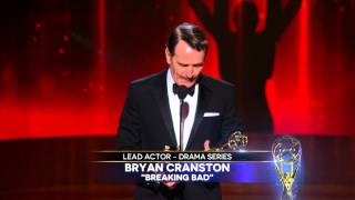 Bryan Cranston Wins for Lead Actor in a Drama Series video