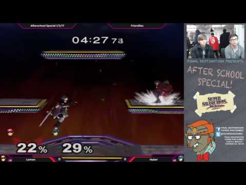 After School Special 1/3/17 - John Lemon (Falcon) vs. Huber (Marth) - SSBM Winners Round 1
