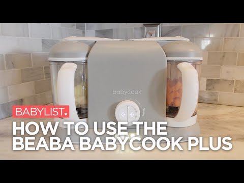 Virtuvinis kombainas BEABA BABYCOOK PLUS TRINTUVAS-GARINTUVAS 4IN1, DARK Pilkas video