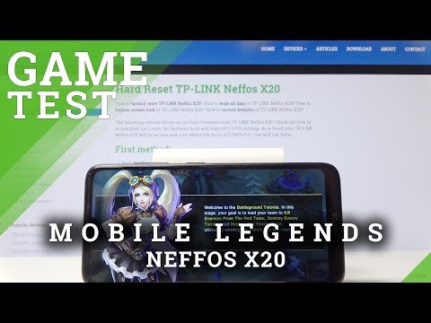 Mobile Legends on NEFFOS X20 - Gameplay / Mobile Legends Settings