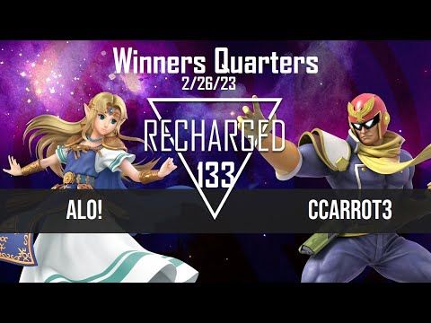 Recharged #133 Winners Quarters - Alo! (Zelda) vs CCarrot3 (Captain Falcon)  - SSBU Tournament