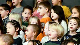 BCES Kindergarten kids sing The Ants Go Marching