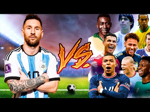 MESSI🔥 VS OLD NEW FUTURE FOOTBALL LEGENDS 🔥😮 LONG VS 🤩