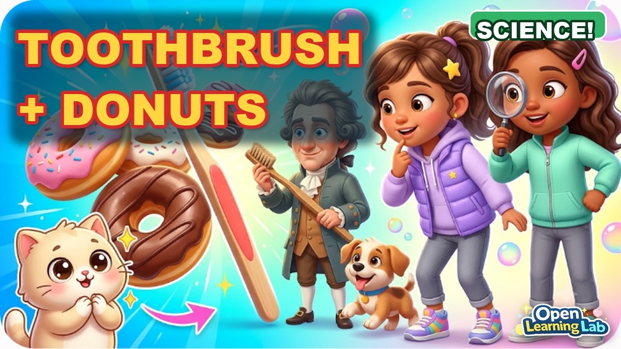 🪥 Who Invented the Toothbrush? (and Donuts!) | Fun Inventions Explained for Kids