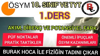 Akım Dİrenç Ve Potansiyel Fark