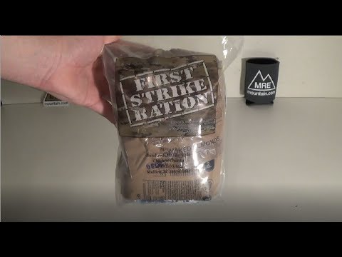 2019 US Military 24 Hour First Strike Ration FSR Menu...