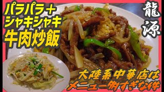 パラパラ炒飯にシャキシャキ野菜のとろり餡がうまい！メニュー多すぎ大陸系中華問題【昼めしジプシー】船堀・龍源