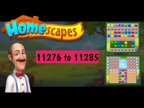 Homescapes || level 11276 to 11285