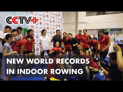 Chinese Rowers Set New World Records in Indoor Rowing