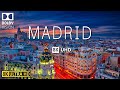 MADRID 8K Video Ultra HD With Soft Piano Music - 60 FPS - 8K Nature Film
