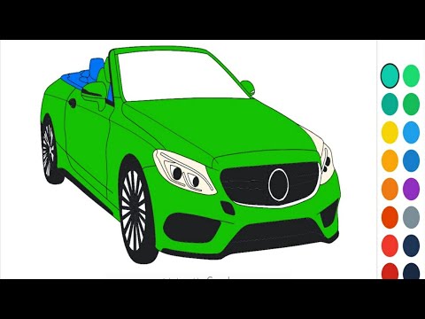 GERMAN CARS COLORING BOOK