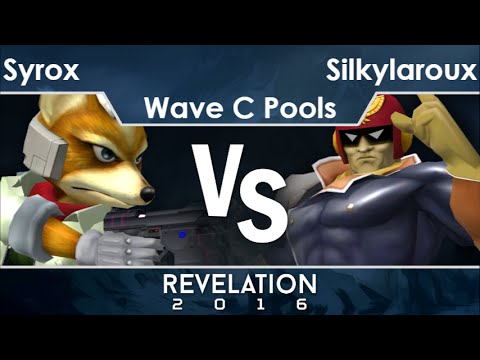 Rev2016  - Syrox (Fox) vs Silkylaroux (C Falcon) Wave C Pools - Melee