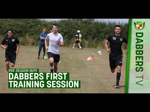PRE-SEASON 18/19 | Dabbers first training session