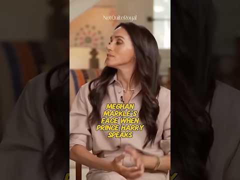 Meghan Markle’s Face When Prince Harry Speaks #meghanmarkle #royalfamily