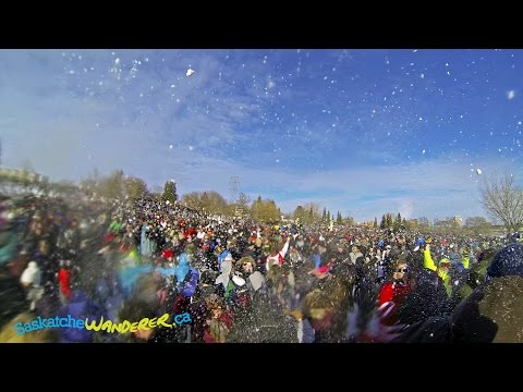 Guinness World Record Largest Snowball Fight