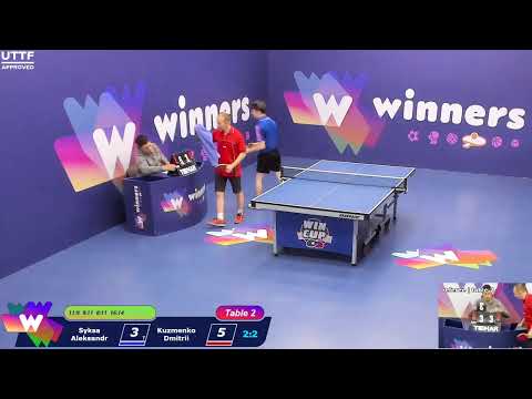WINners CUP table 2  09.10 Syksa Aleksandr - Kuzmenko Dmitrii  14:30