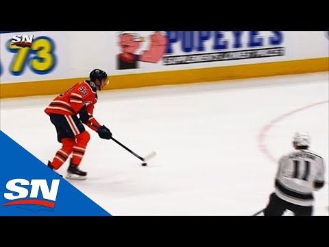 Oilers' Ryan Nugent-Hopkins With Hot Stick Records First Period Hat Trick