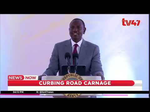President Ruto directs transport CS murkomen to work on reducing road accidents