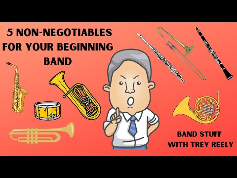 Band Stuff: Five Non-Negotiables for Your Beginning Band