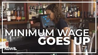 Minimum wage rises in Oregon