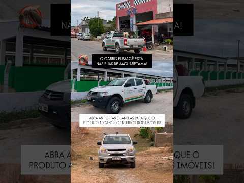 Carro Fumacê contra a dengue em Jaguaretama - CE