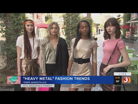 Heavy metal fashion trends: It's all about metallics this season