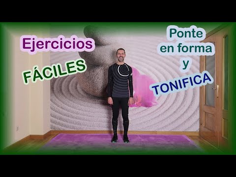Ejercicios fáciles para principiantes para bajar de peso y tonificar el cuerpo.