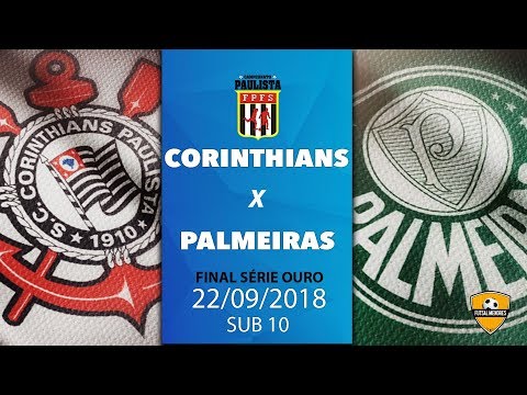 Corinthians 1x3 Palmeiras sub10 Final jogo de ida - 2018