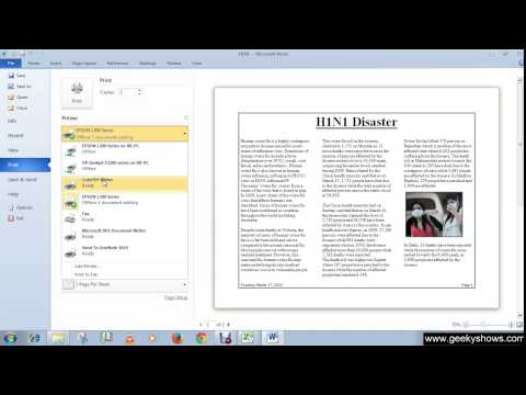 Microsoft Office Word 2010 Minimize and Maximize the Ribbon