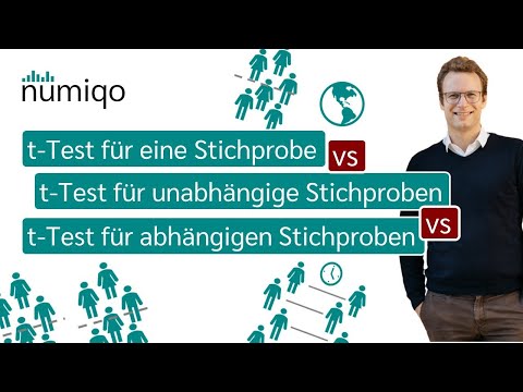 t-Test für eine Stichprobe vs abhängiger t-Test vs unabhängiger t-Test