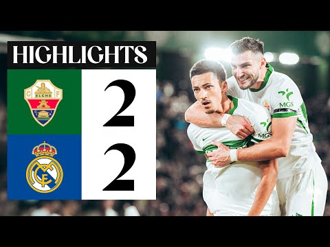 Elche CF vs Real Madrid (2-2) | RESUMEN | J13 | #LALIGAEASPORTS