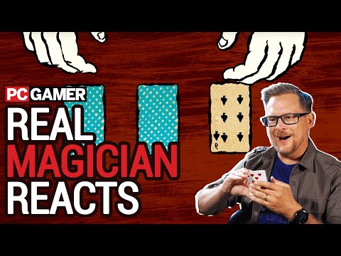 Professional Magician Reacts to Tricks from Card Shark | PC Gamer