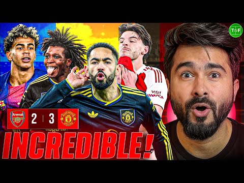 THIS MAN UNITED IS ILLEGAL! | Arsenal 2-3 United | Barca 3-0 Oviedo #MDB