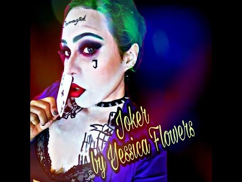 HALLOWEEN MAKEUP. JOKER SUICIDE SQUAD. By Yessica Flowers