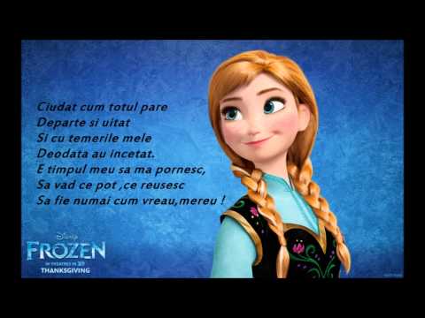 Frozen - Let it go ( S-a intamplat) - versuri