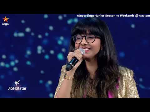 Kadhal Ara Onnu Vizundhuchu Song by #ShakthisreeGopalan 😎🔥| Super Singer Junior 10 | Episode Promo