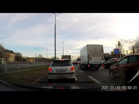 Lewoskręt Modlińska-Kowalczyka Warszawa 22.01.2021