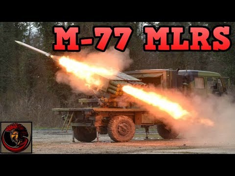 M-77 'Oganj' Multiple Launch Rocket System (MLRS)