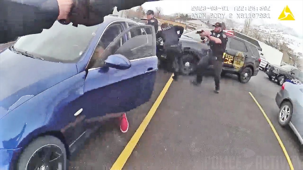 Bodycam Shows Uncooperative Driver Shot in Barrage of Gunfire After Officer Spots Weapon