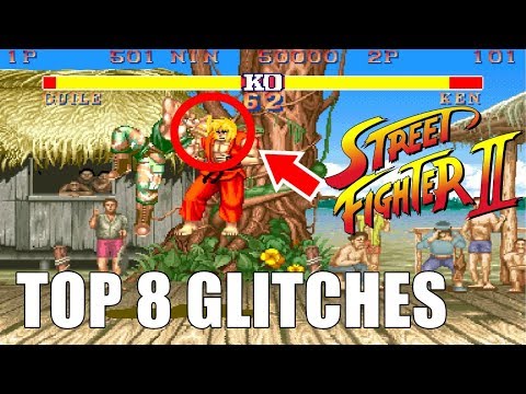 Top 8 Crazy, Funny, and Game Breaking Glitches for Street Fighter 2!!!