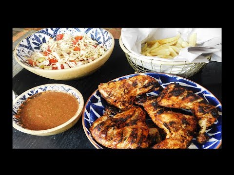 CHICKEN SEKELA ( WITH CONDIMENTS) IN ENGLISH