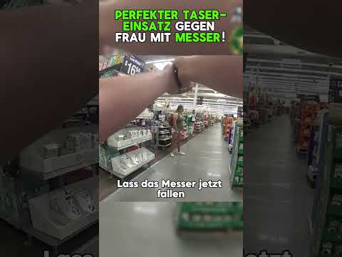 Tasereinsatz zeigt, warum Taser wichtig für die Polizei sind!