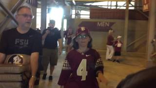 Doak Campbell - walking to our seats
