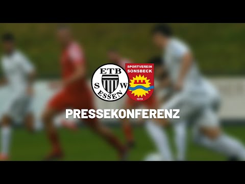 Press conference | ETB Schwarz-Weiß Essen vs. SV Sonsbeck | Oberliga Niederrhein 2025/26