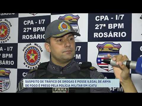 SUSPEITO DE TRAFICO É PRESO EM ITAPECURU MIRIM