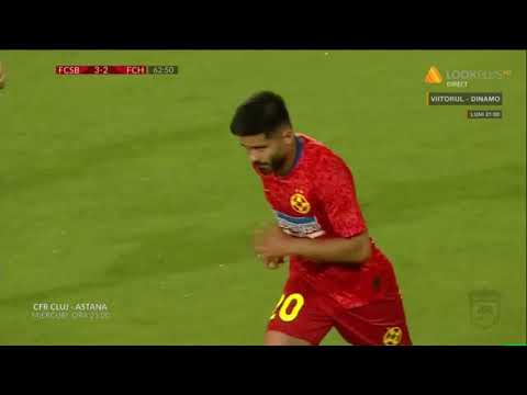 Sut violent Cristea in transverasala la 3-2 ('62) 3-2I FCSB - Hermannstadt