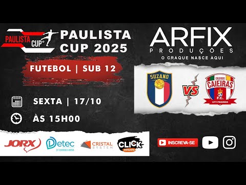 UNIÃO SUZANO x COLORADO CAIEIRAS - FUTEBOL | SUB 12