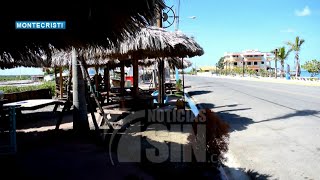 Quiebran negocios en Montecristi