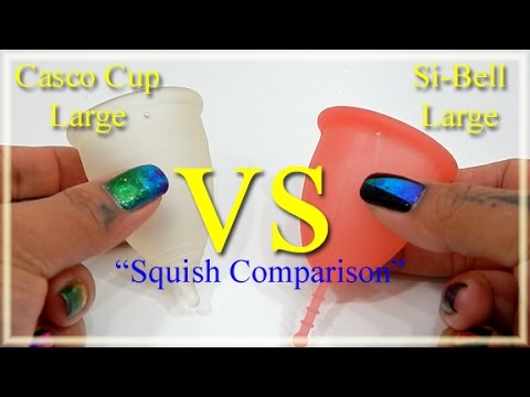 Casco Cup Lg vs Si-Bell Lg "Squish" - Menstrual Cups